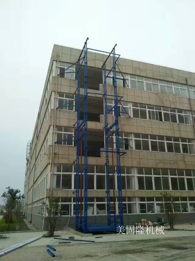 长沙室外双臂导轨式升降机厂家